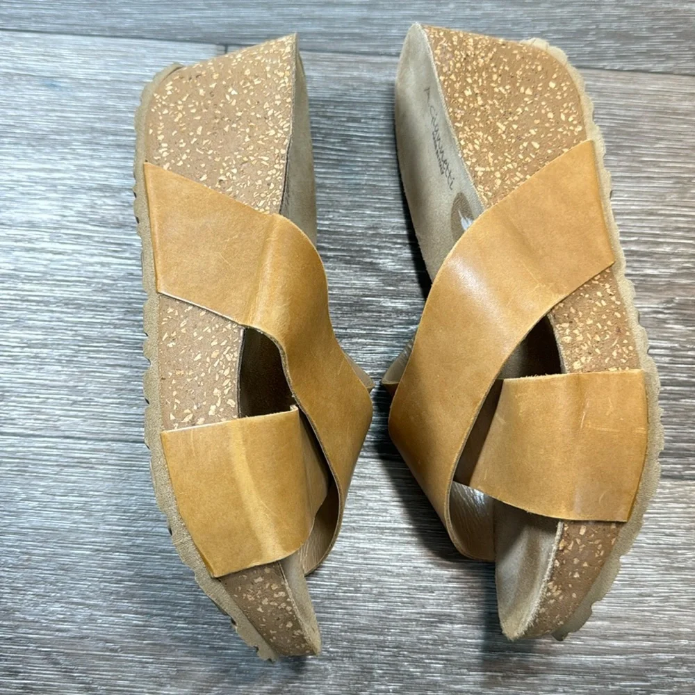 A. Giannetti wedges sandals woman’s size 9.5 (d29)